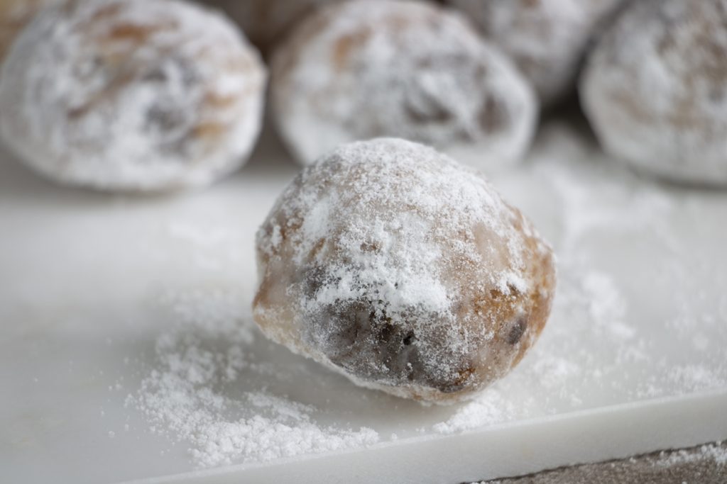 bunyols artesans farcits de xocolata